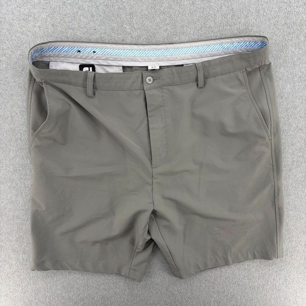 FootJoy FJ Performance Golf Shorts Gray Stretch Flat Front Men's Size 40 9"